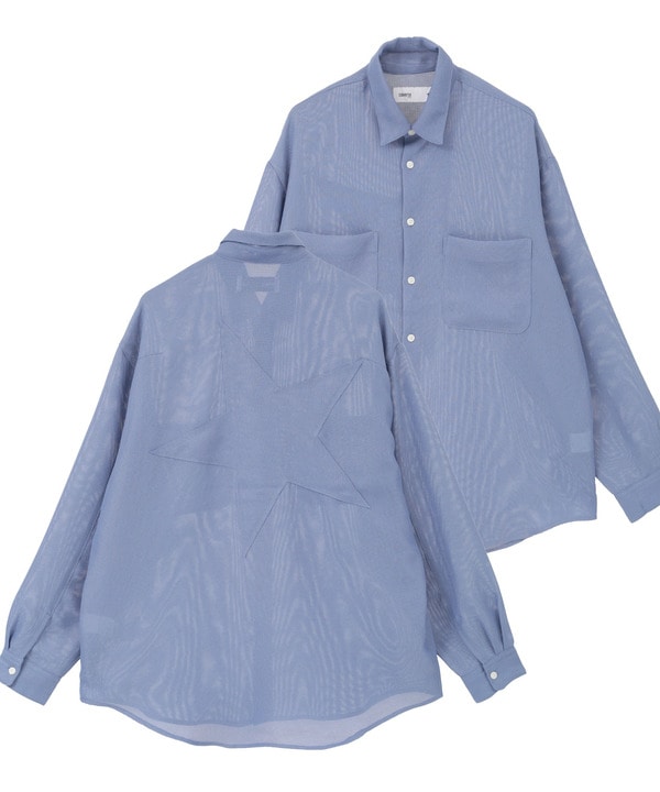 BACK STAR SHEER SHIRT 詳細画像 35
