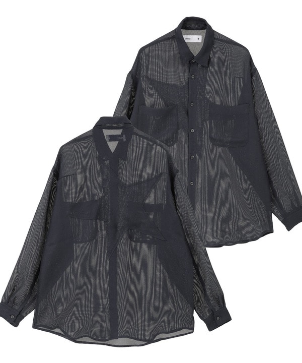 BACK STAR SHEER SHIRT 詳細画像 36