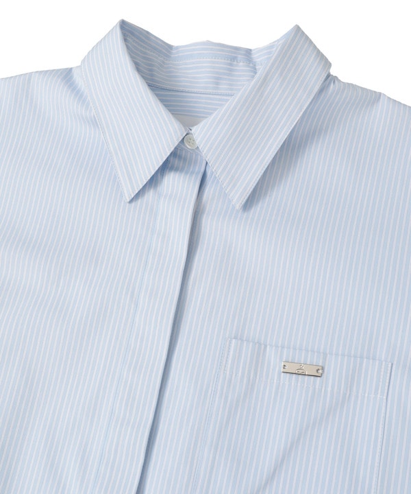 【HL】DETACHABLE TIE CROPPED SHIRT 詳細画像 17