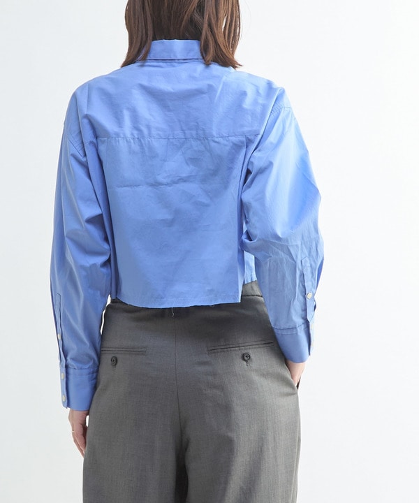【HL】DETACHABLE TIE CROPPED SHIRT 詳細画像 3
