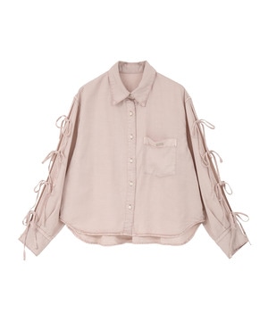 HL LACE-UP SLEEVE SHIRT