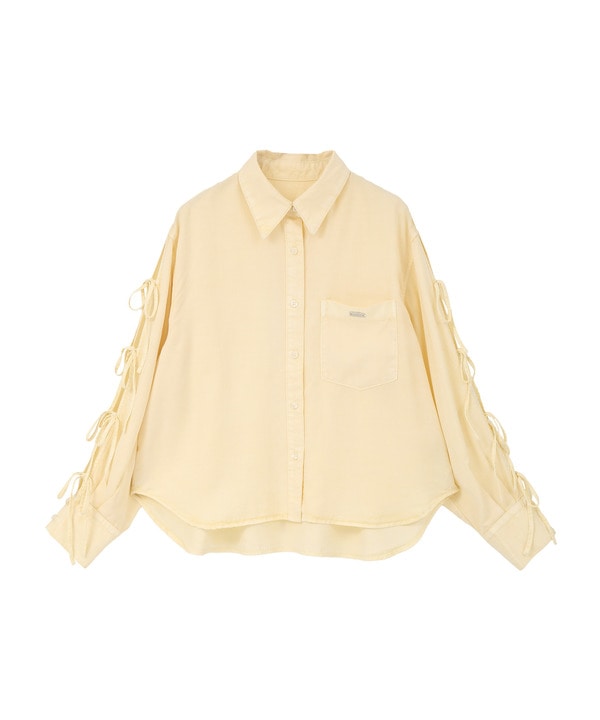 HL LACE-UP SLEEVE SHIRT 詳細画像 5