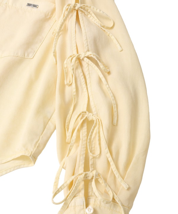HL LACE-UP SLEEVE SHIRT 詳細画像 9