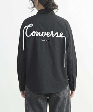 BACK SPINDLE LOGO TYPEWRITER SHIRT
