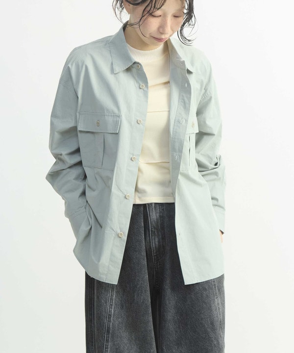 BACK SPINDLE LOGO TYPEWRITER SHIRT 詳細画像 1