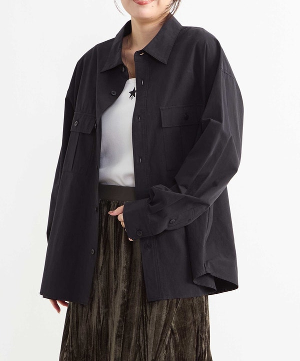 BACK SPINDLE LOGO TYPEWRITER SHIRT 詳細画像 3