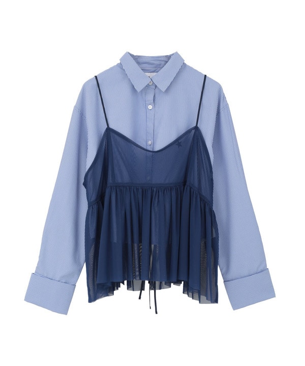 TULLE CAMISOLE AND BLOUSE 詳細画像 10