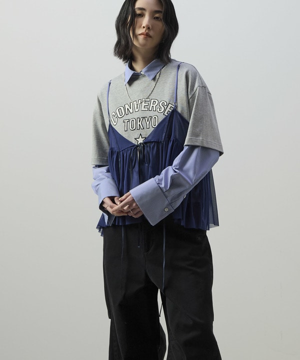 TULLE CAMISOLE AND BLOUSE 詳細画像 2