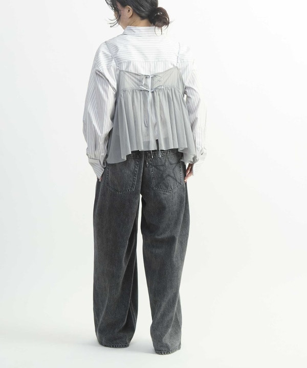 TULLE CAMISOLE AND BLOUSE 詳細画像 5