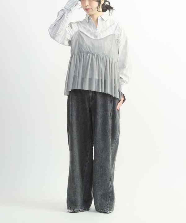 TULLE CAMISOLE AND BLOUSE 詳細画像 8