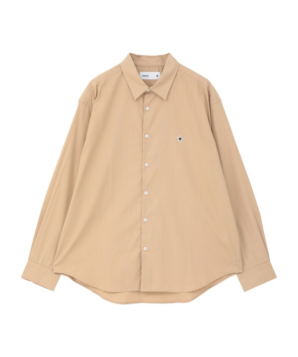 STAR★ ONEPOINT OVERSIZED SHIRT 詳細画像 ベージュ 1