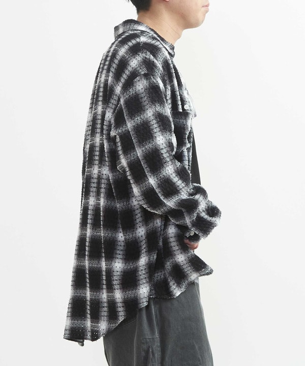 PUNCHING OVERSIZED SHIRT 詳細画像 17