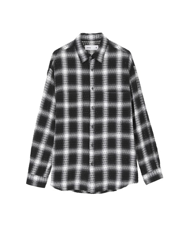 PUNCHING OVERSIZED SHIRT 詳細画像 ホワイト 1
