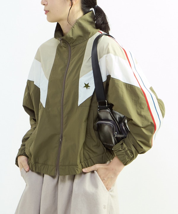 SIDE LINE NYLON TRACK BLOUSON 詳細画像 カーキ 1