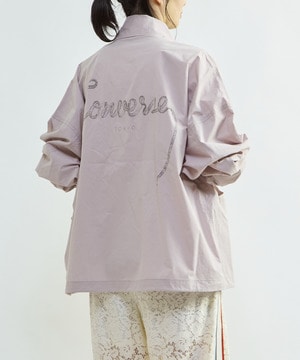 スピンドルロゴプリントブルゾン