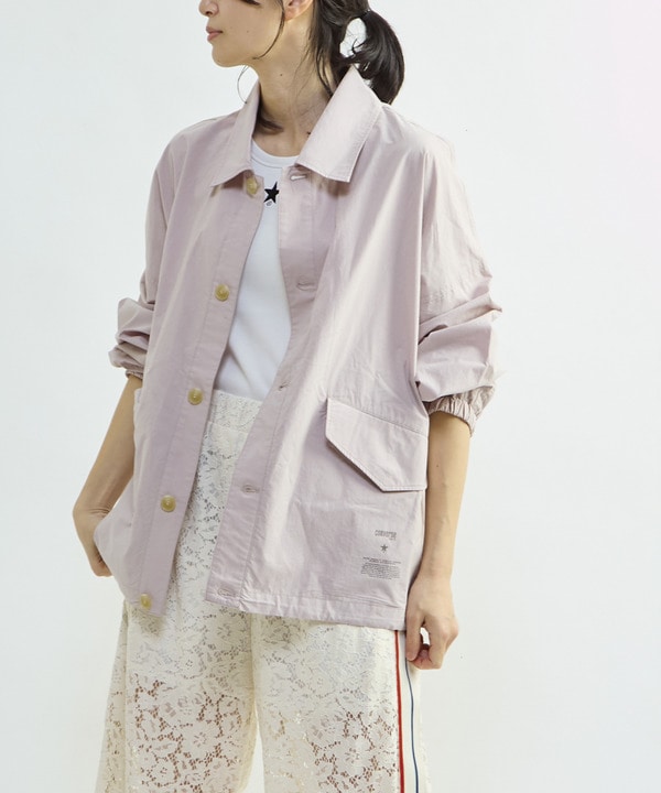 スピンドルロゴプリントブルゾン 詳細画像 1