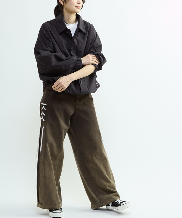 スピンドルロゴプリントブルゾン 詳細画像 14