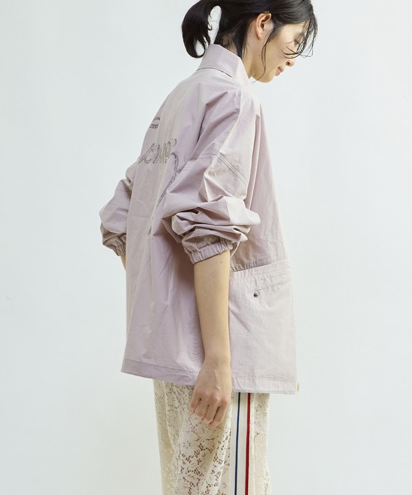 スピンドルロゴプリントブルゾン 詳細画像 4