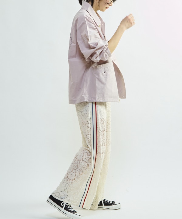 スピンドルロゴプリントブルゾン 詳細画像 5