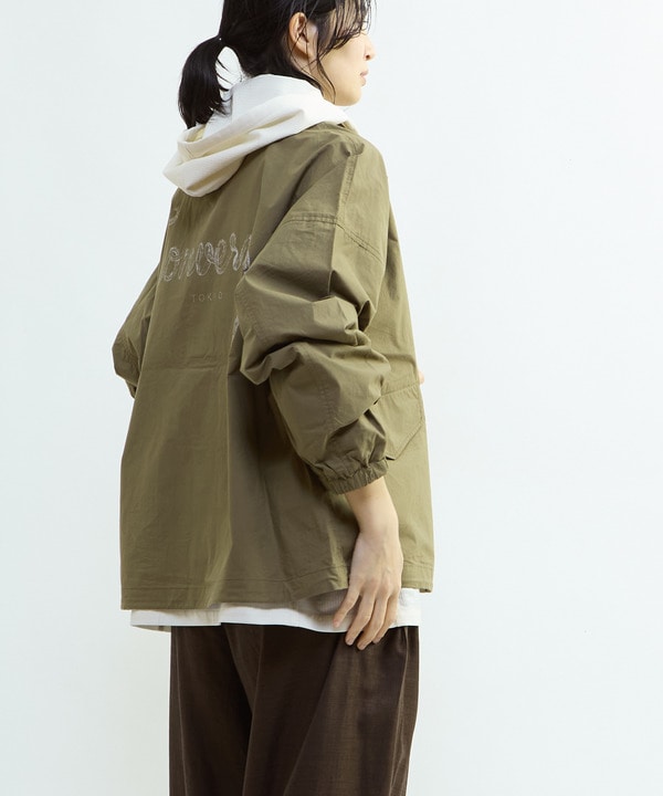 スピンドルロゴプリントブルゾン 詳細画像 7