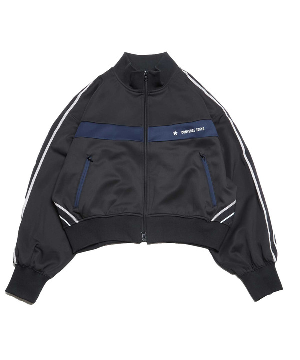 SIDE LINE SHORT TRACK JACKET(WOMEN'S) 詳細画像 ブラック 1