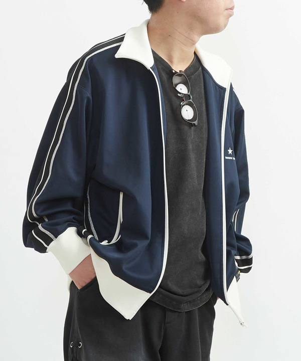 SIDE LINE LOOSE TRACK JACKET(UNISEX) 詳細画像 12