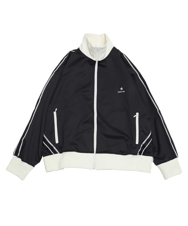 SIDE LINE LOOSE TRACK JACKET(UNISEX) 詳細画像 ブラック 1