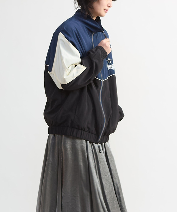 BI-COLOR NYLON JACKET 詳細画像 7