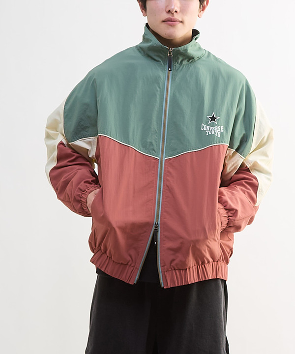 BI-COLOR NYLON JACKET 詳細画像 カーキ 1