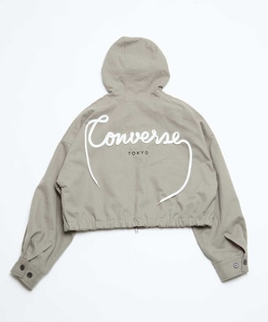 BACK SPINDLE SHORT HOODIE JACKET