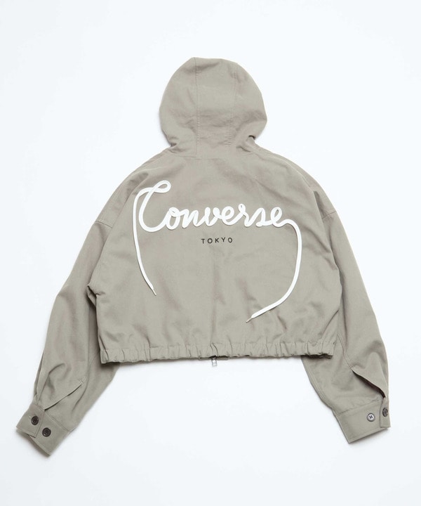 BACK SPINDLE SHORT HOODIE JACKET 詳細画像 カーキ 1