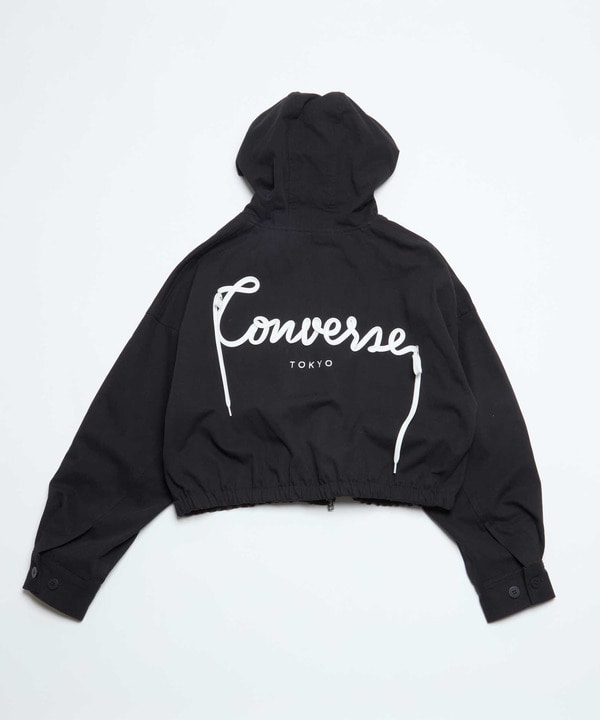 BACK SPINDLE SHORT HOODIE JACKET 詳細画像 ブラック 1