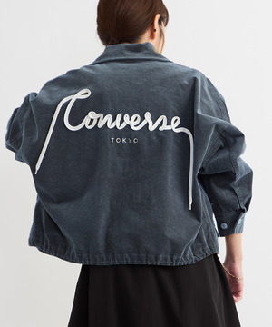 BACK-SPINDLE INDIGO CORDUROY BLOUSON