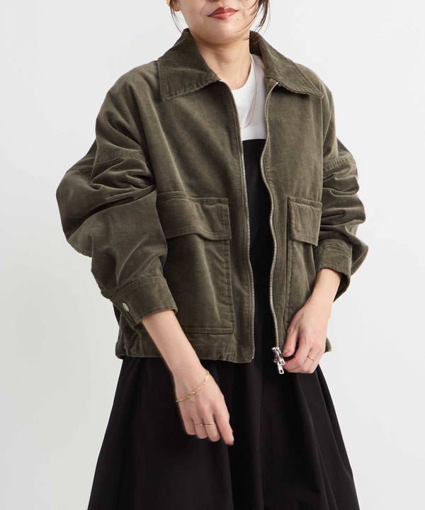 BACK-SPINDLE INDIGO CORDUROY BLOUSON 詳細画像 2