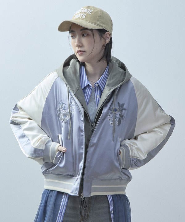 FLOWER EMBROIDERY SOUVENIR JACKET 詳細画像 15