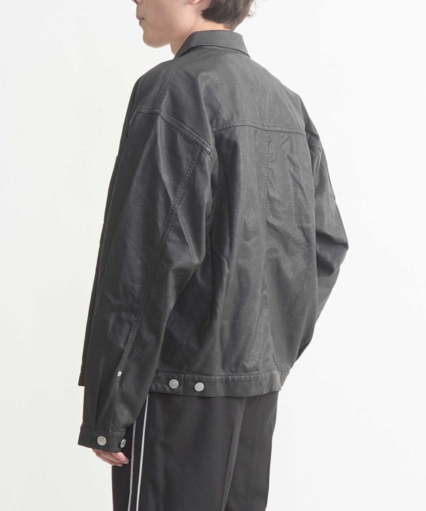 FAKE LEATHER COTTON JACKET 詳細画像 2