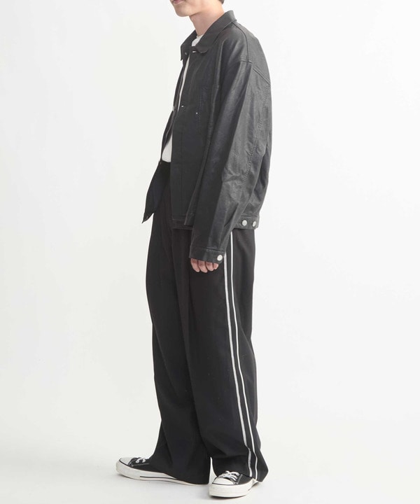 FAKE LEATHER COTTON JACKET 詳細画像 4