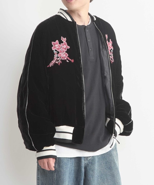 VELOUR EMBROIDERY SOUVENIR JACKET 詳細画像 15