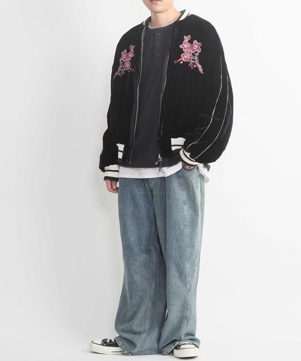 VELOUR EMBROIDERY SOUVENIR JACKET 詳細画像 17