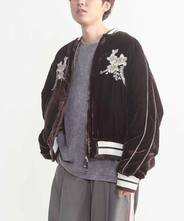VELOUR EMBROIDERY SOUVENIR JACKET 詳細画像 23