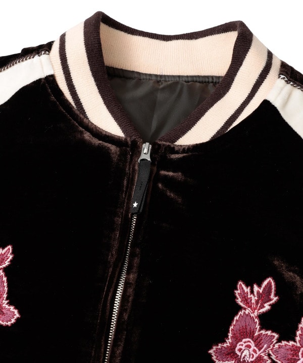 VELOUR EMBROIDERY SOUVENIR JACKET 詳細画像 3