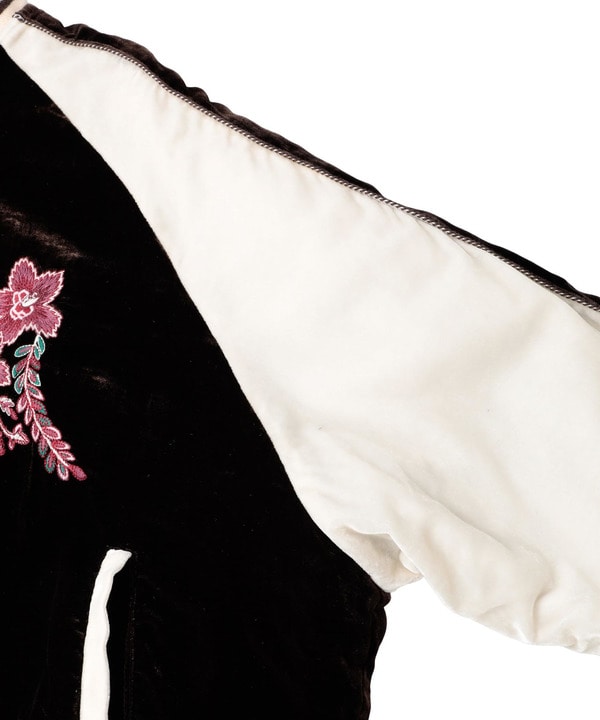 VELOUR EMBROIDERY SOUVENIR JACKET 詳細画像 5