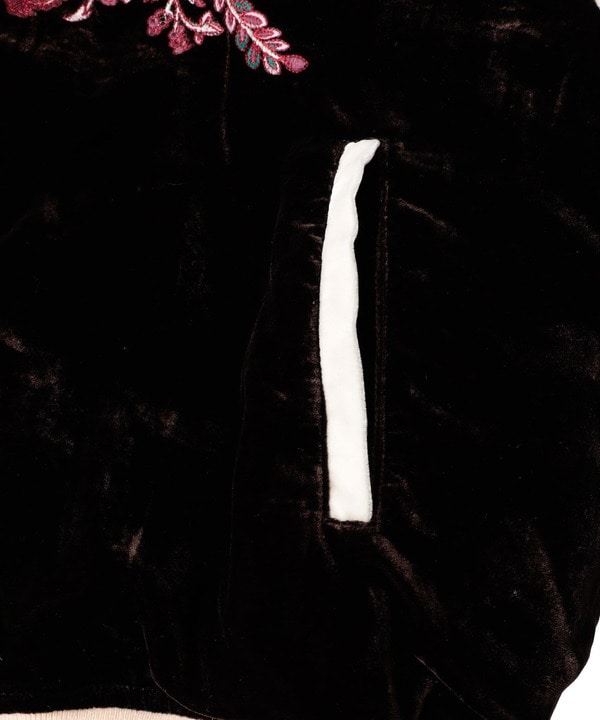 VELOUR EMBROIDERY SOUVENIR JACKET 詳細画像 6