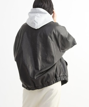 【HL】VINTAGE SYNTHETIC LEATHER BLOUSON