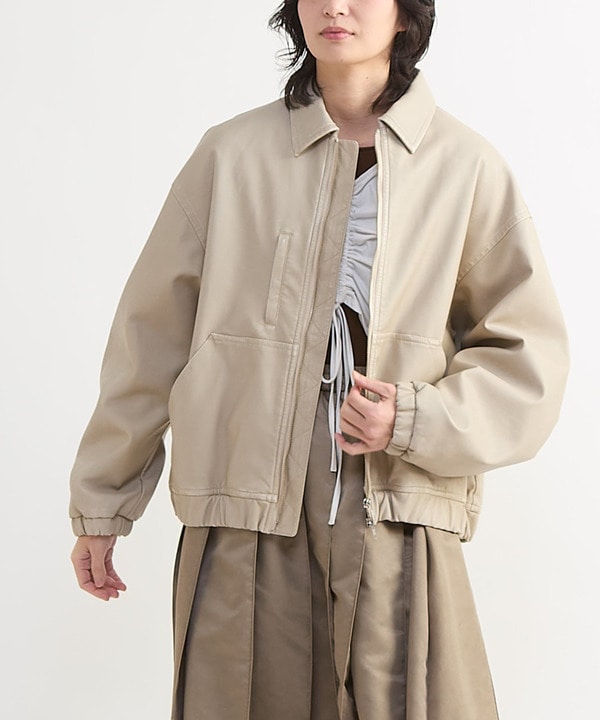 【HL】VINTAGE SYNTHETIC LEATHER BLOUSON 詳細画像 8