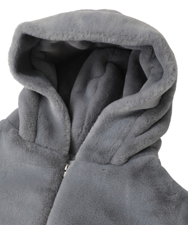 BIG LOGO FUR HOODIE JACKET 詳細画像 16