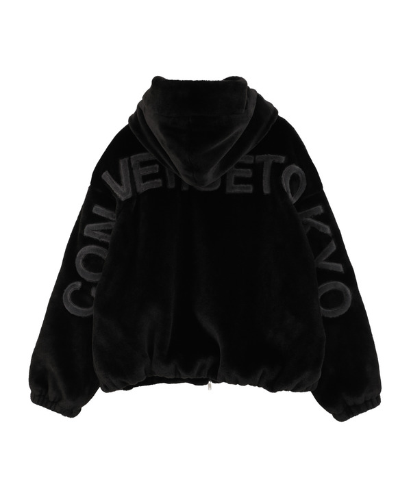 BIG LOGO FUR HOODIE JACKET 詳細画像 25