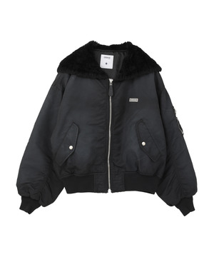 【HL】FUR COLLAR FLIGHT JACKET