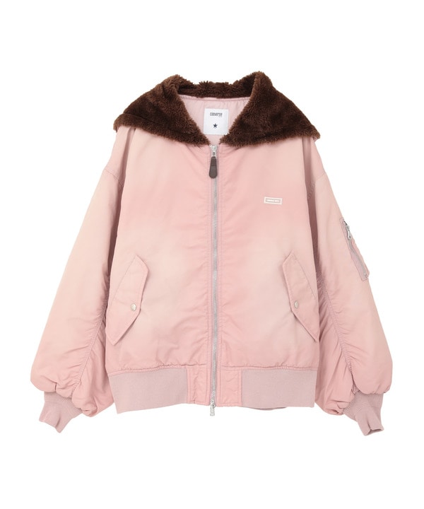 【HL】FUR COLLAR FLIGHT JACKET 詳細画像 ピンク 1