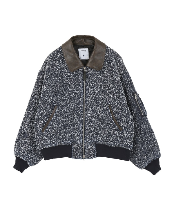 HL DENIM TWEED BLOUSON 詳細画像 ネイビー 1